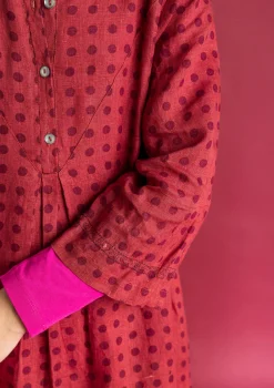 Vävd klänning ”Asta” i lin-Gudrun Sjödén Hot