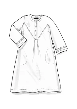 Vävd klänning ”Asta” i lin-Gudrun Sjödén Best