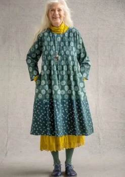 Vävd klänning "Clay" i ekologisk bomull-Gudrun Sjödén