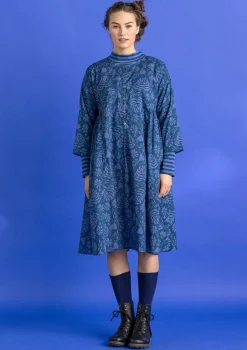 Vävd klänning ”Hedda” i ekologisk bomull-Gudrun Sjödén Sale