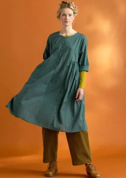 Vävd klänning ”Hedda” i ekologisk bomull-Gudrun Sjödén