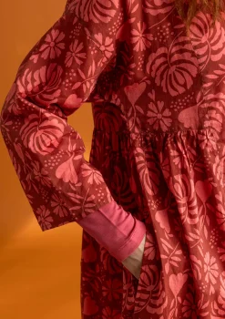 Vävd klänning ”Hedda” i ekologisk bomull-Gudrun Sjödén Discount