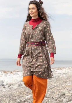 Vävd klänning "Neela" i ekologisk bomull-Gudrun Sjödén Online