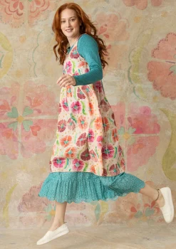 Vävd klänning "Öst" i ekologisk bomull-Gudrun Sjödén Sale