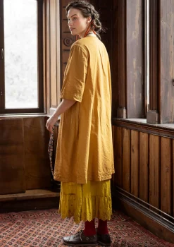 Vävd klänning "Wanja" i ekologisk bomull-Gudrun Sjödén