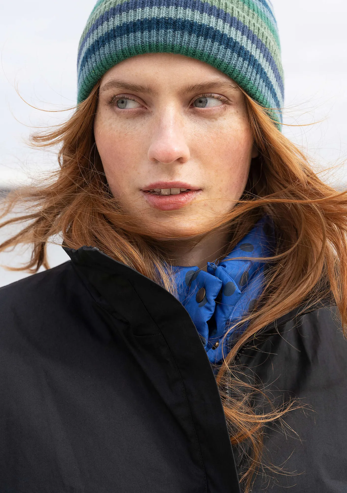 Vävd parkas "Lucy" i ekologisk bomull-Gudrun Sjödén Clearance