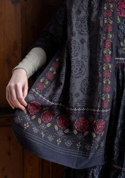 Vävd sjal "Kamelia" i ekologisk bomull/siden-Gudrun Sjödén Best