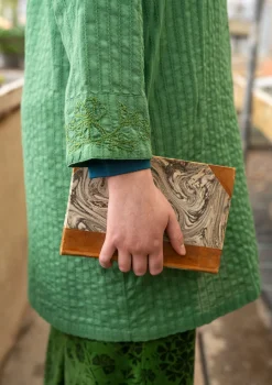 Vävd skjortklänning 