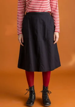 Vävd twillkjol i ekologisk bomull-Gudrun Sjödén Discount