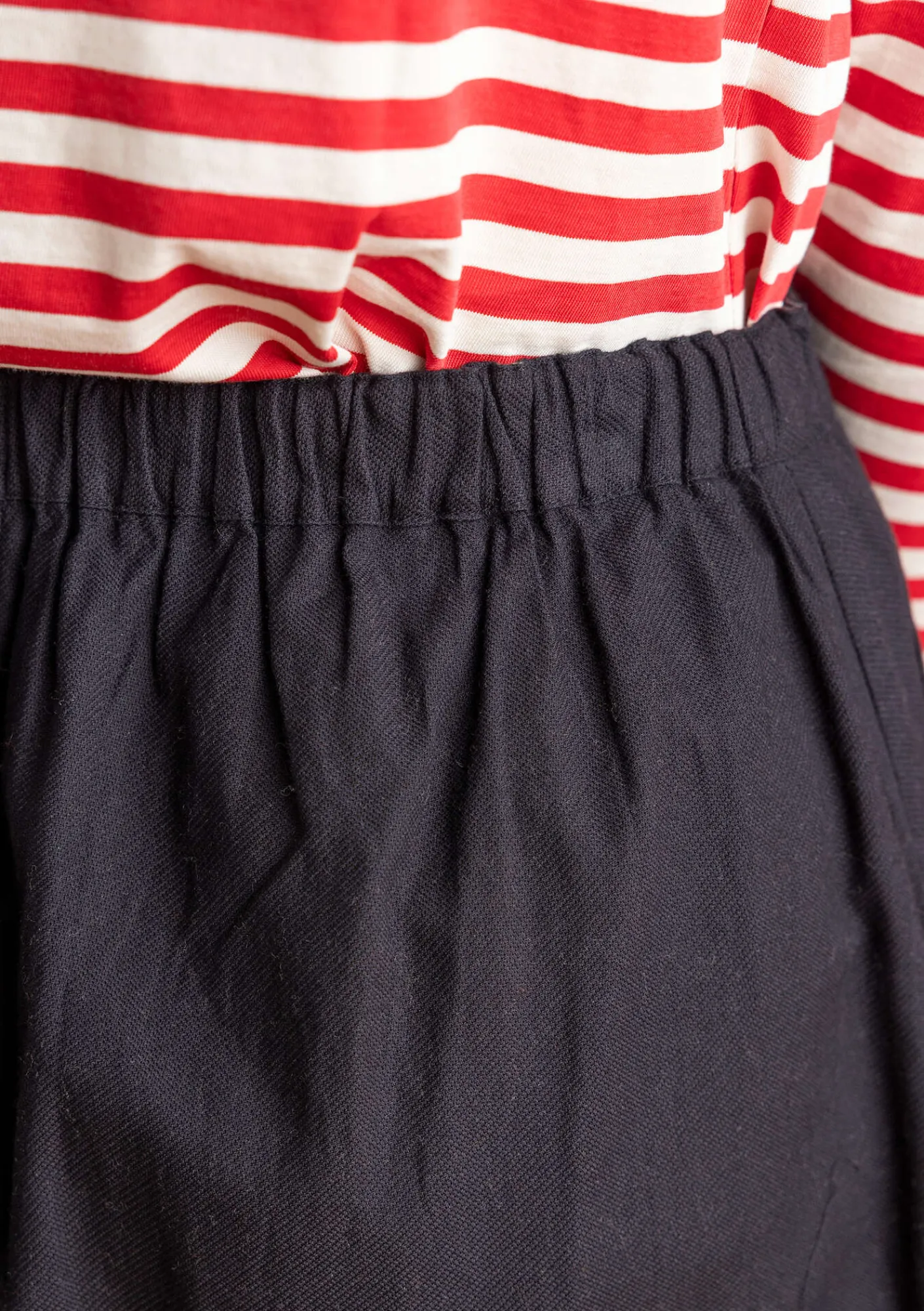 Vävd twillkjol i ekologisk bomull-Gudrun Sjödén Discount