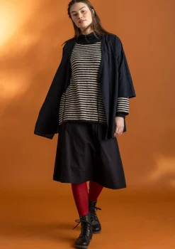 Vävd twillkjol i ekologisk bomull-Gudrun Sjödén Discount