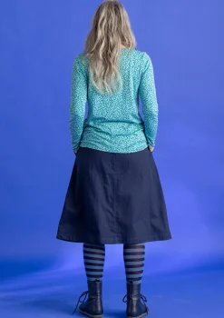 Vävd twillkjol i ekologisk bomull-Gudrun Sjödén Sale