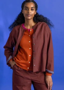 Vävd twillskjorta i ekologisk bomull-Gudrun Sjödén Outlet