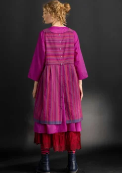 Vävd västklänning ”Ava” i ekologisk bomull-Gudrun Sjödén Sale